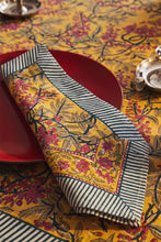 Charger l'image dans la galerie, Serviette de table Berries blockprint en coton imprimé