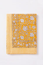 Charger l'image dans la galerie, Nappe Canary Coton blockprint