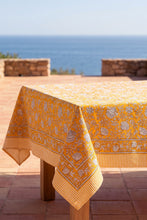 Charger l'image dans la galerie, Nappe Canary Coton blockprint