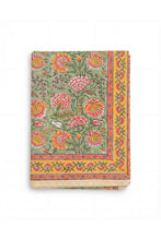 Charger l'image dans la galerie, Nappe blockprint Lotus coton imprimé