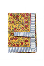 Charger l'image dans la galerie, Nappe blockprint Berries coton imprimé