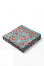 Charger l'image dans la galerie, Nappe Papyrus Ronde Coton blockprint