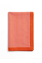 Load image into Gallery viewer, The Stripe Red tablecloth hand block printed cotton