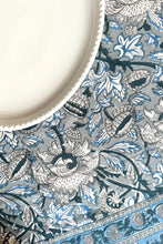 Charger l'image dans la galerie, Nappe blockprint Plume coton imprimé