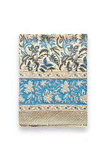 Load image into Gallery viewer, Flora tablecloth hand block printed cotton