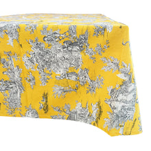 Charger l'image dans la galerie, Nappe Trianon Toile De Jouy Jaune
