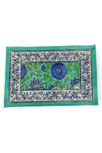 Charger l'image dans la galerie, Set de table Rhapsody blockprint en coton imprimé