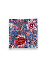 Load image into Gallery viewer, Florescence table napkin Hand block printed cotton
