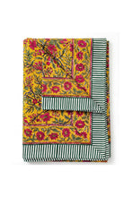 Load image into Gallery viewer, Berries tablecloth hand block printed cotton

