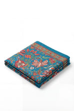 Load image into Gallery viewer, Inca round tablecloth hand block printed cotton
