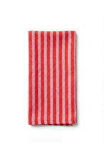 Charger l'image dans la galerie, Serviette de table La Rayure Rouge en coton imprimé 
