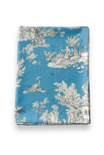 Load image into Gallery viewer, Trianon Tablecloth Toile De Jouy Blue Tablecloth
