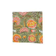Load image into Gallery viewer, Lotus table napkin Hand block printed cotton
