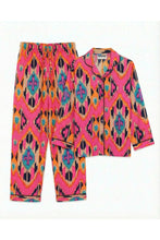 Load image into Gallery viewer, Ikat Rose Pyjamas - Set of top and trousers
