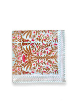 Load image into Gallery viewer, Wildflower table napkin Hand block printed cotton
