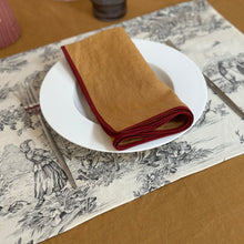 Load image into Gallery viewer, Trianon tablemat Toile de Jouy Black and White
