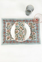Load image into Gallery viewer, Bliss placemat Hand block printed cotton
