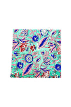 Load image into Gallery viewer, Panache table napkin Hand block printed cotton Turquoise
